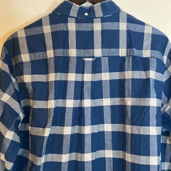 NWOT Ben Sherman Mens Teal Check Button Down Shirt - Picture 11 of 12